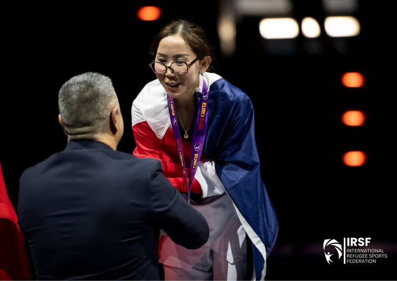 International Refugee Sport Federation Celebrates Historic Gold Medal Victory by Zakia Khudadadi