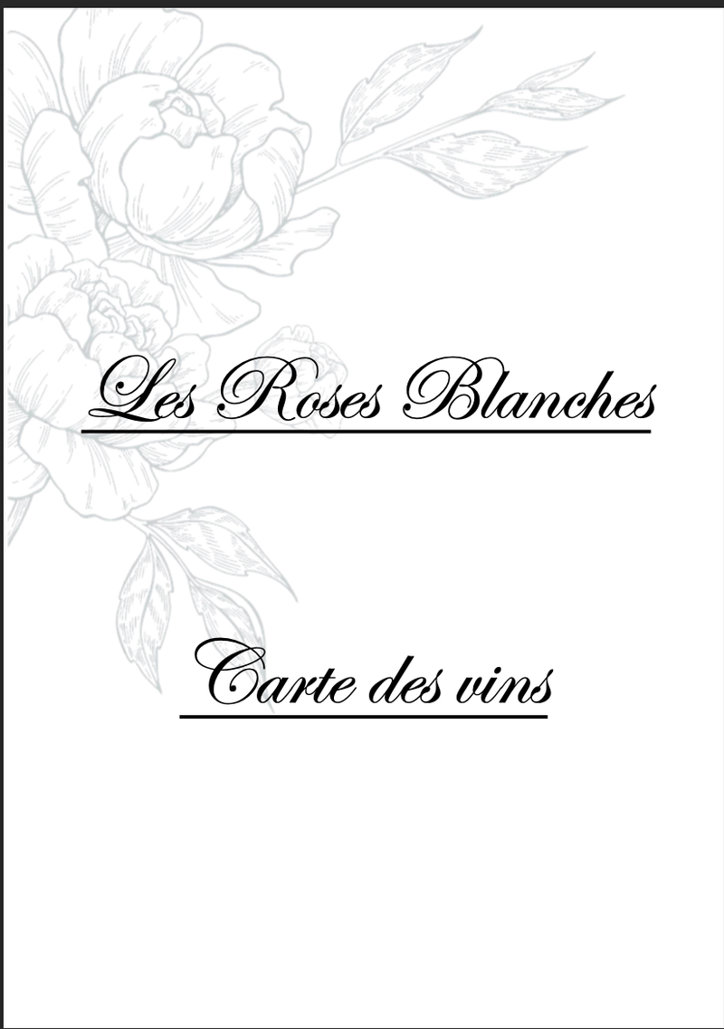 Carte des Vins