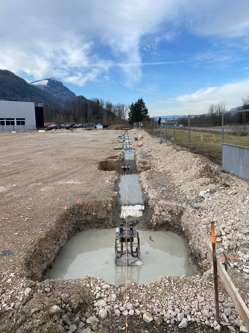 Maçonnerie bâtiment industriel à Marnaz 2024