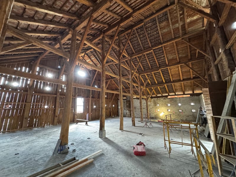 Rénovation d'un corps de ferme à Passy 