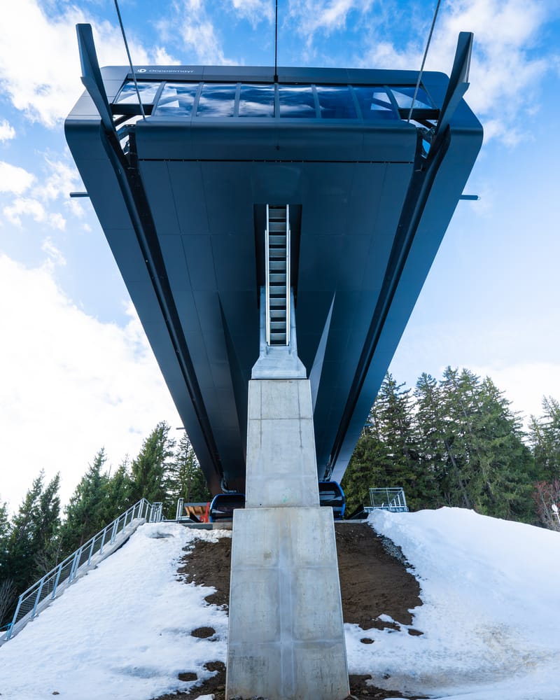 Gare G2 - Massifs pylônes Télécabine Beauregard