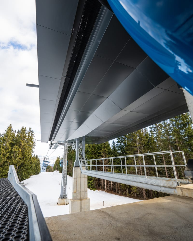 Gare G2 - Massifs pylônes Télécabine Beauregard