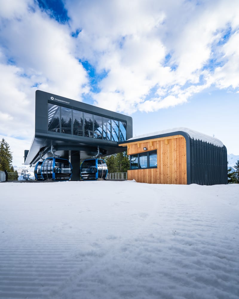 Gare G2 - Massifs pylônes Télécabine Beauregard
