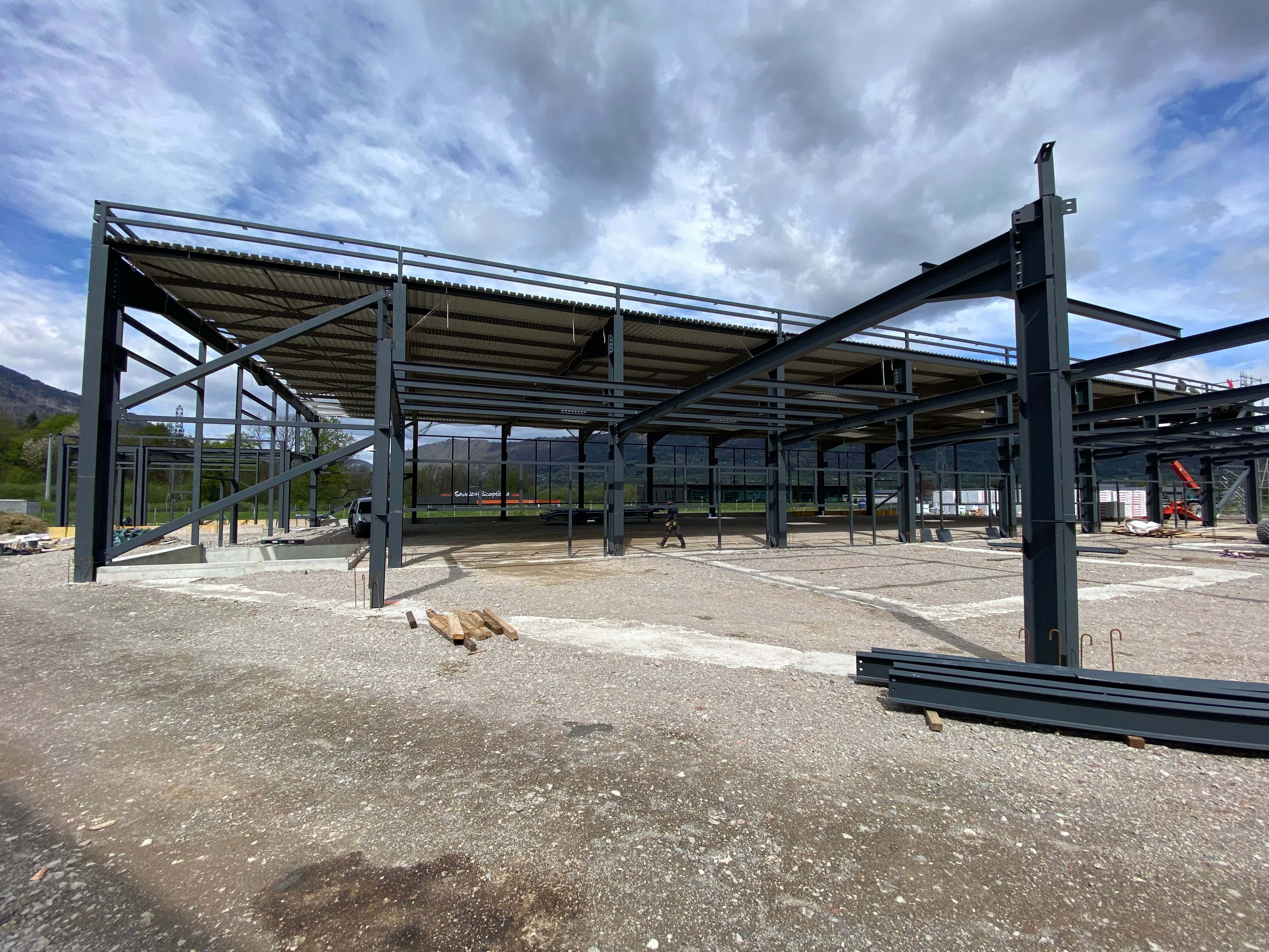 Maçonnerie bâtiment industriel à Marnaz 2024