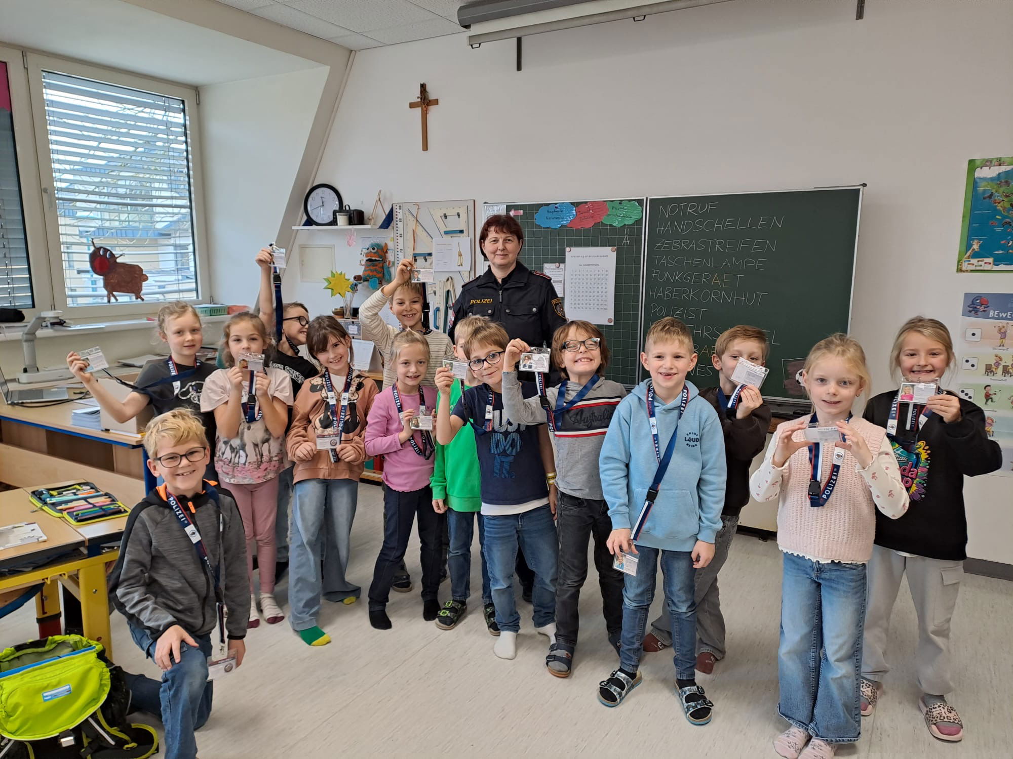 Workshop "Kinderpolizei" in der zweiten Klasse (November 2025)