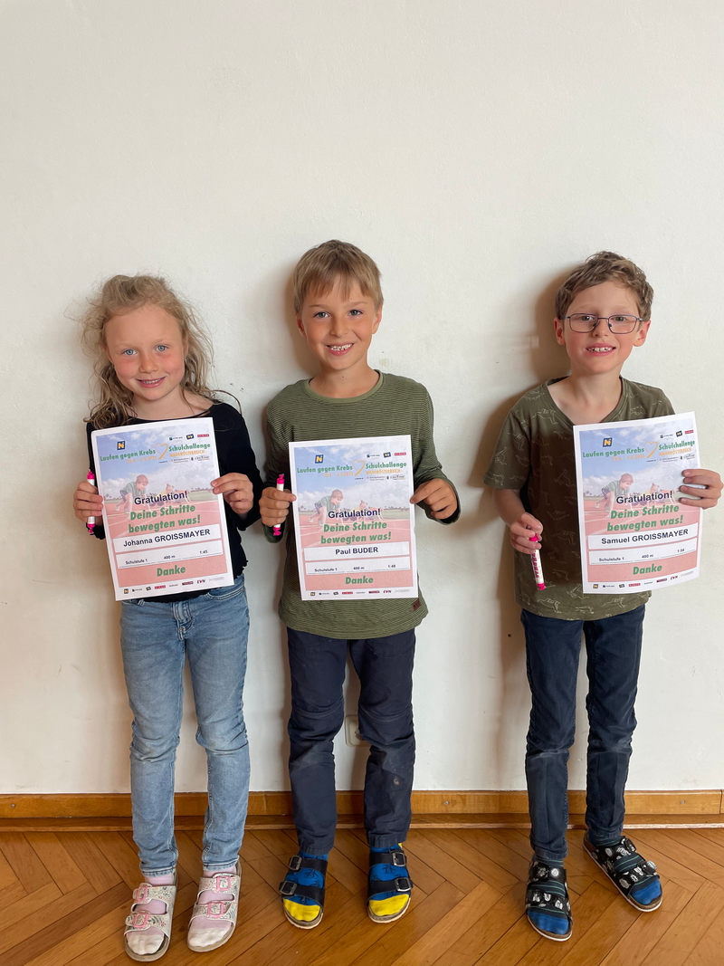 Siegerehrung "Laufen gegen Krebs" (Mai 2025)