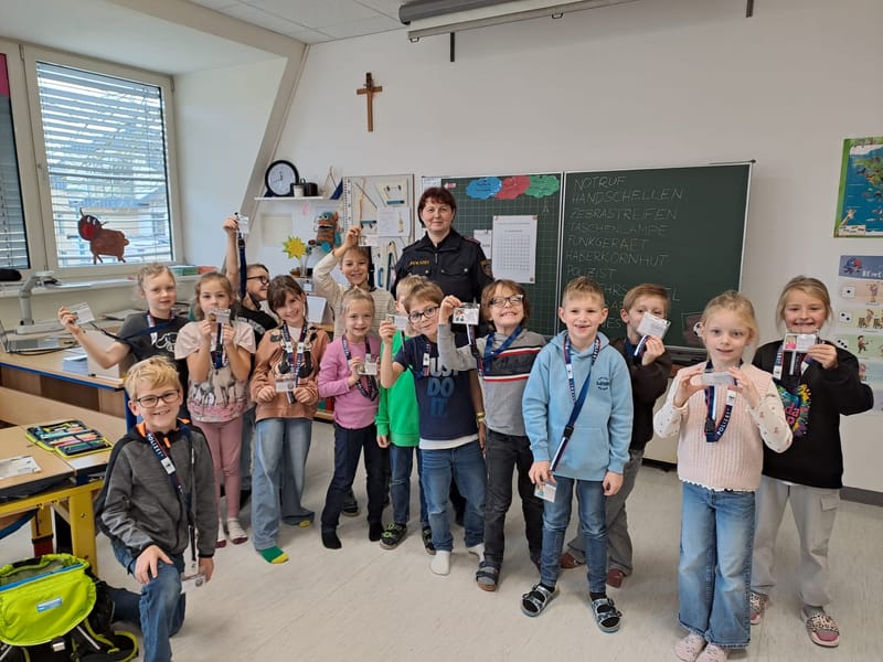 Workshop "Kinderpolizei" in der zweiten Klasse (November 2025)