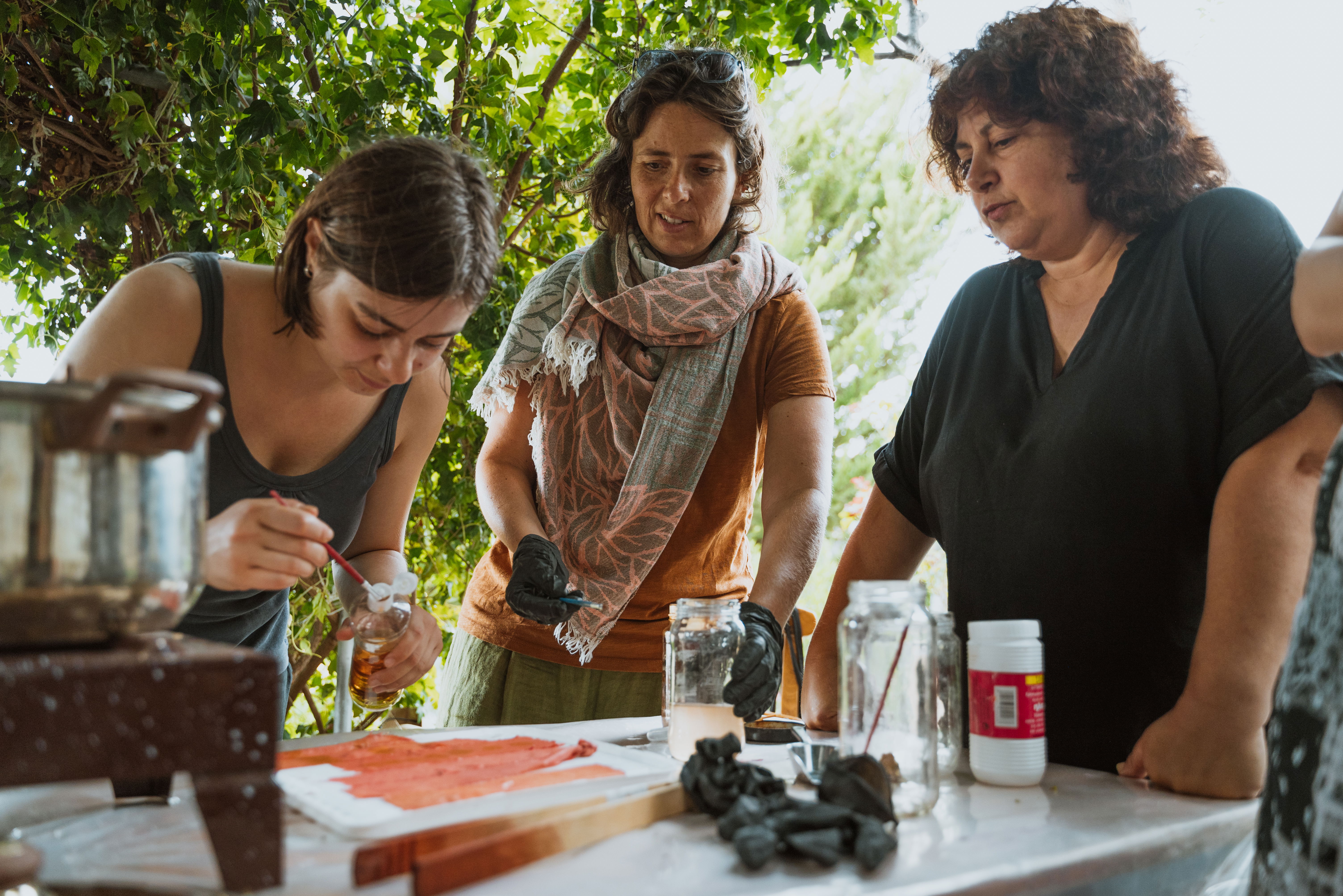 TEXTILE AND NATURAL DYEING WORKSHOP