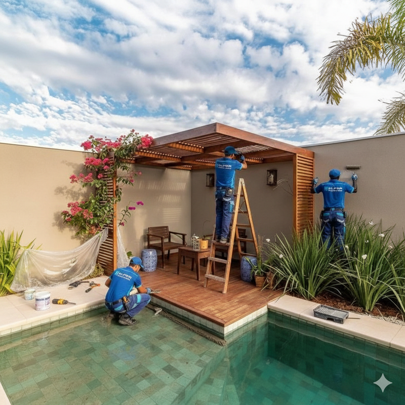 PISCINAS E ÁREAS DE LAZER