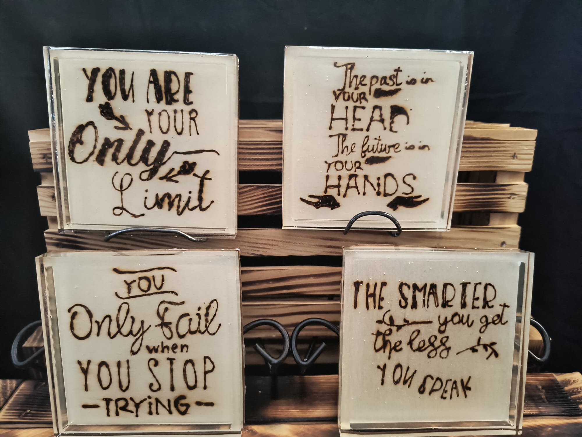Positive Affirmation Coasters 1(Set of 4 $20 Single $6)