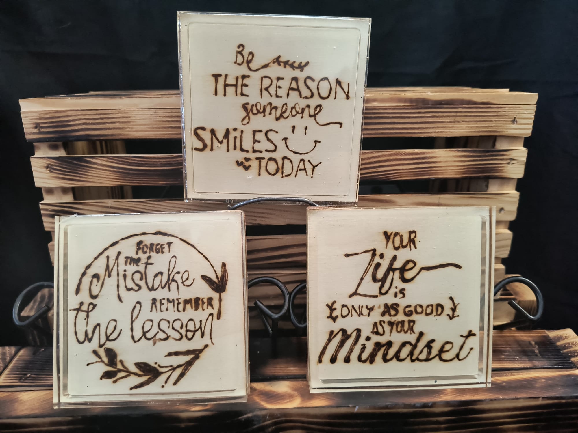Positive Affirmation Coasters 3 (Set of 4 $20 Single $6)
