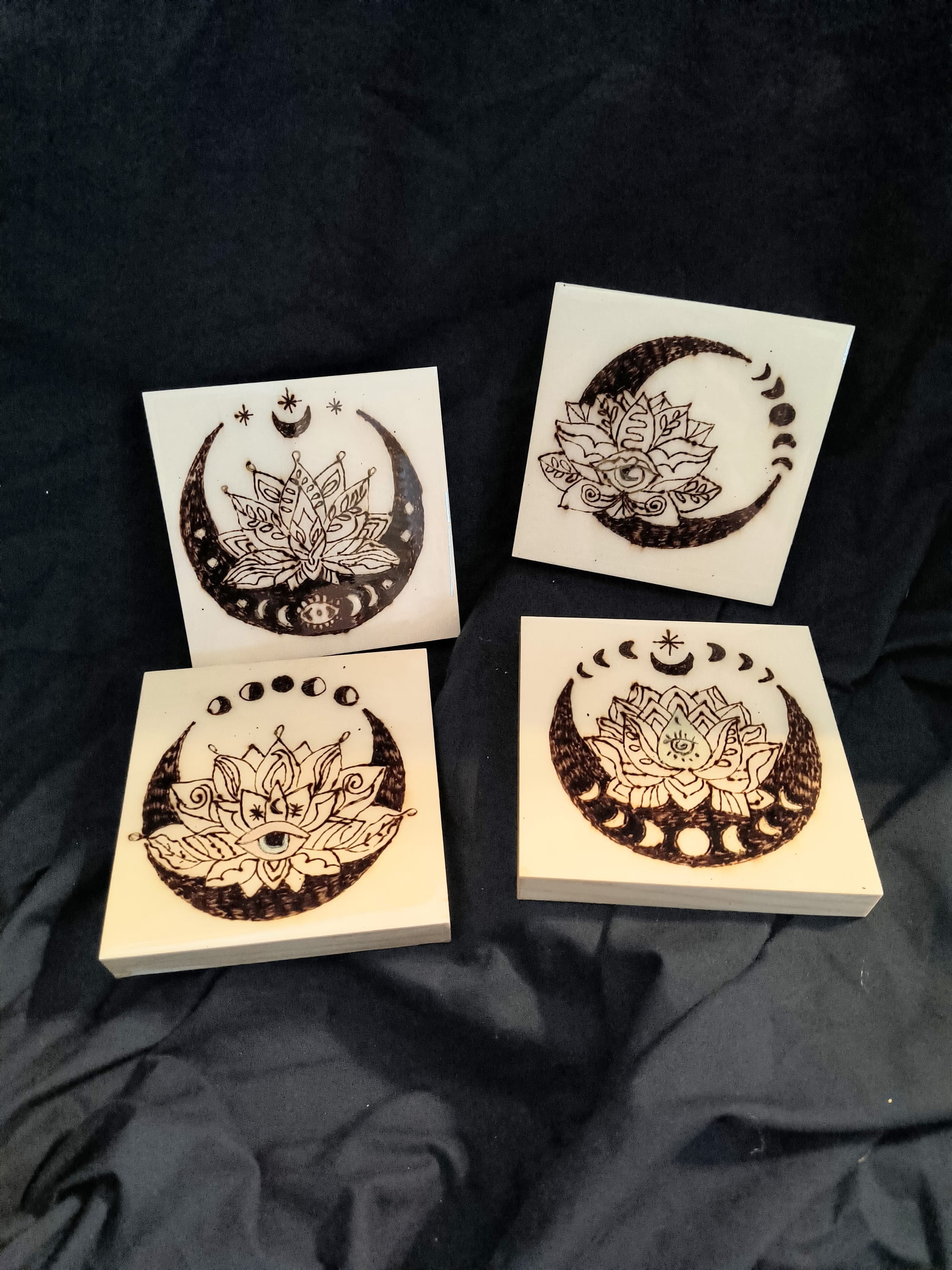 Crescent Moon Lotus 2 (1 for $10 or 4 for $30)