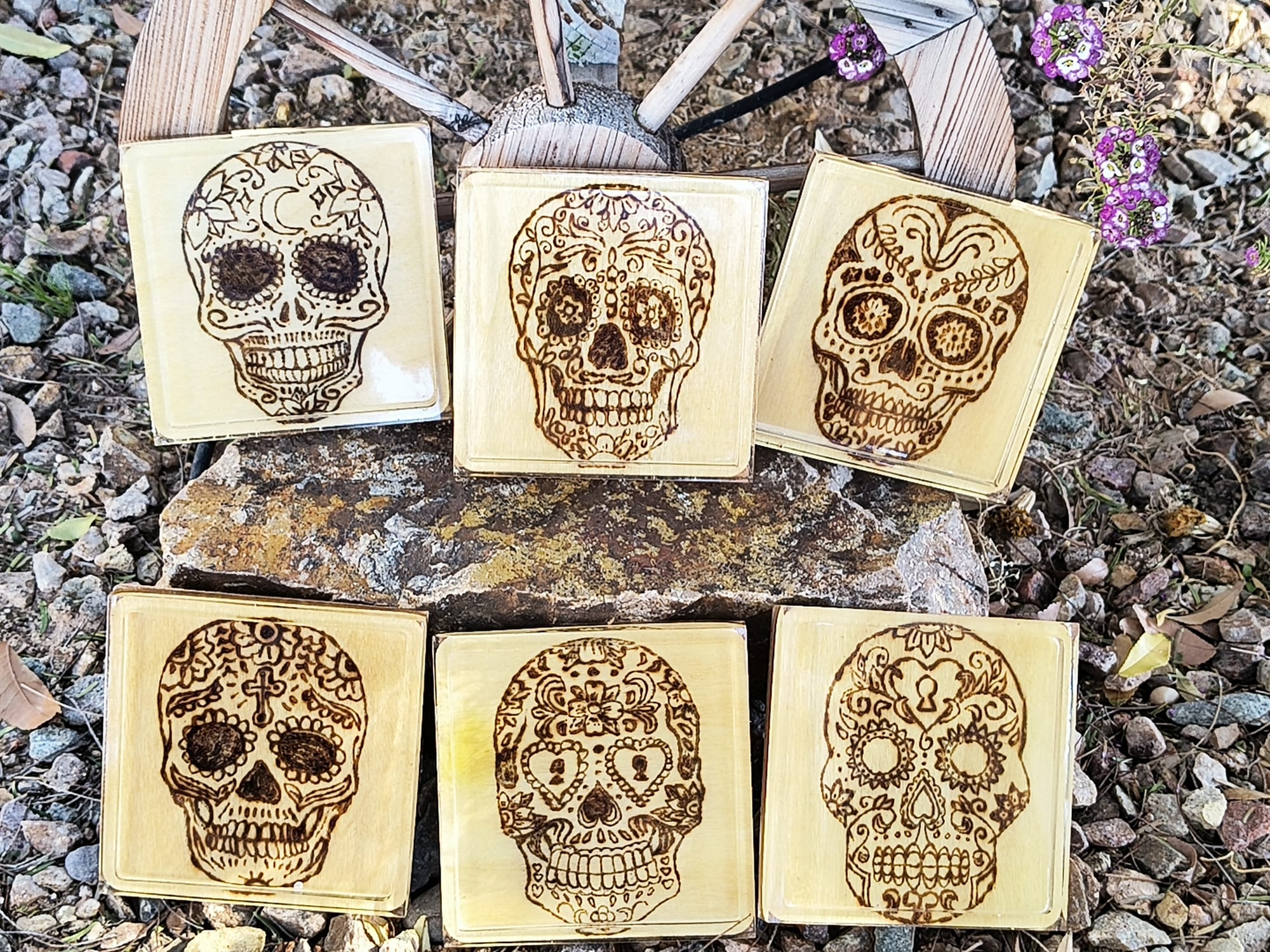 Sugar Skulls (Set of 4 $20 Single $6)