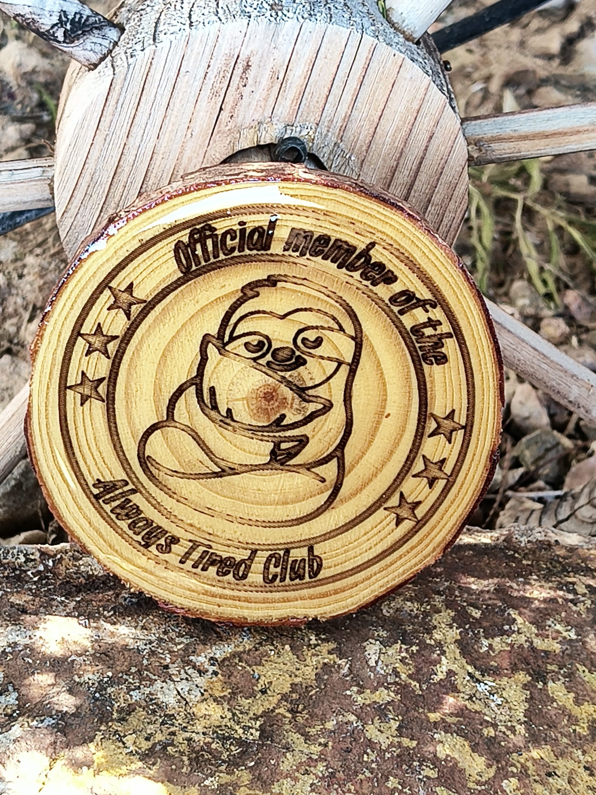 Official Member Of The Always Tired Club ($12 for 3 $5 Single)