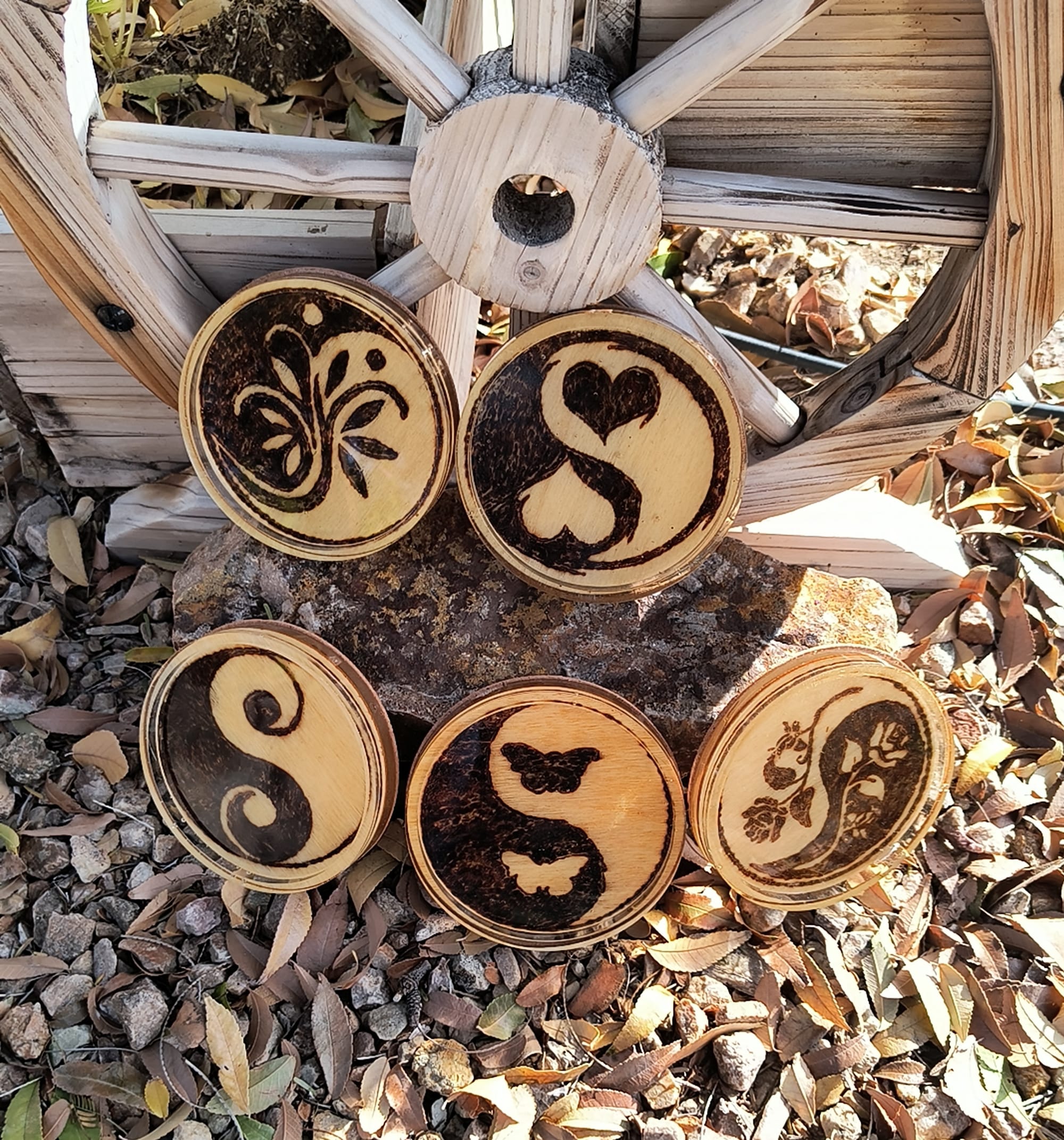 Yin Yang (Set of 4 $20 Single $6)