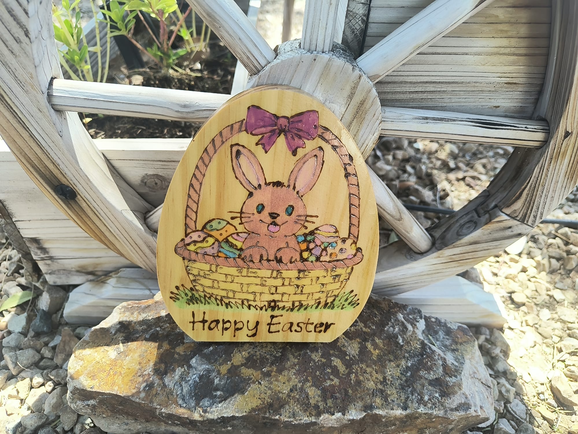 Egg Bunny In Basket ($20)