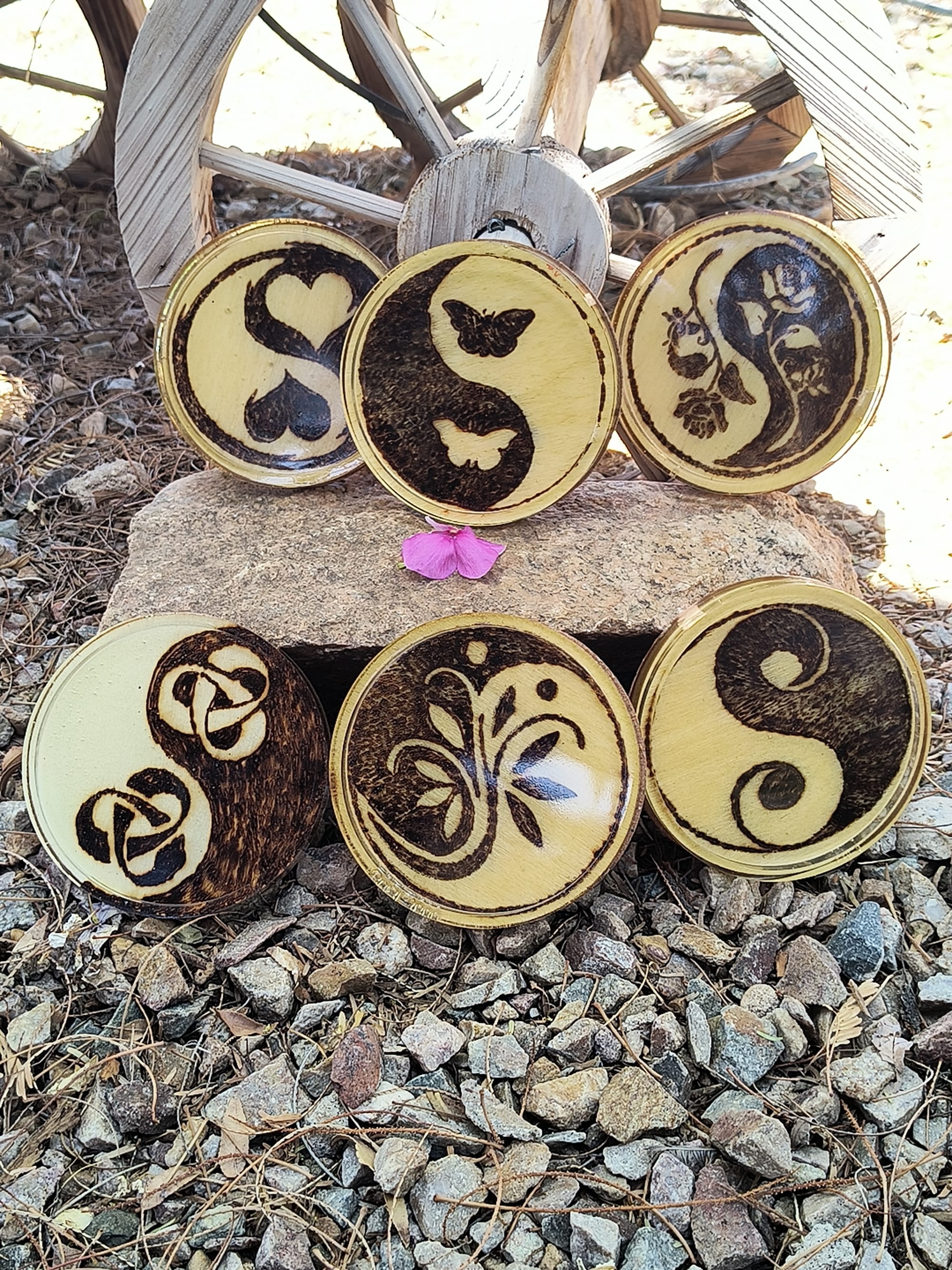Yin Yang (Set of 4 $20 Single $6)