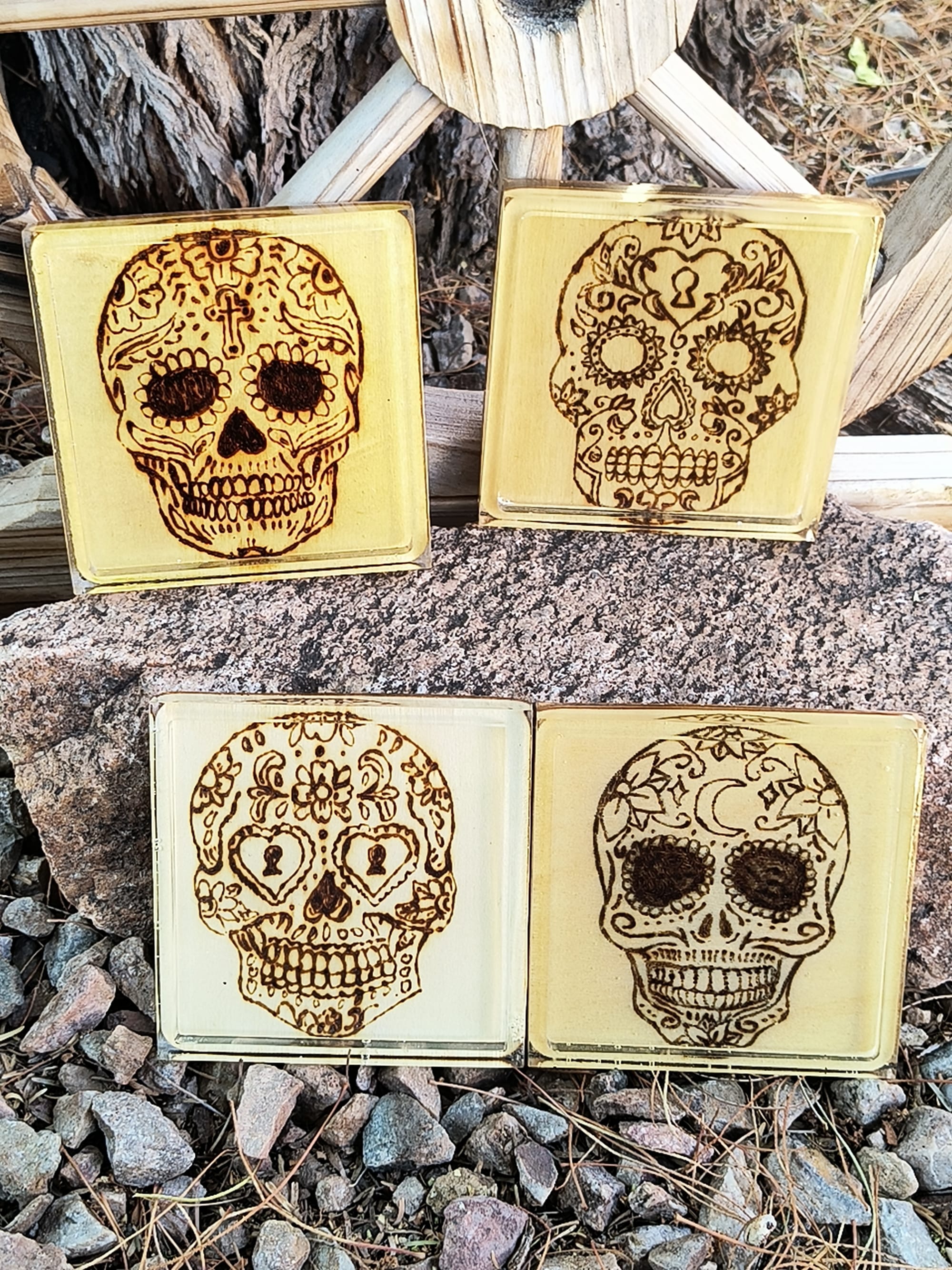 Sugar Skulls (Set of 4 $20 Single $6)