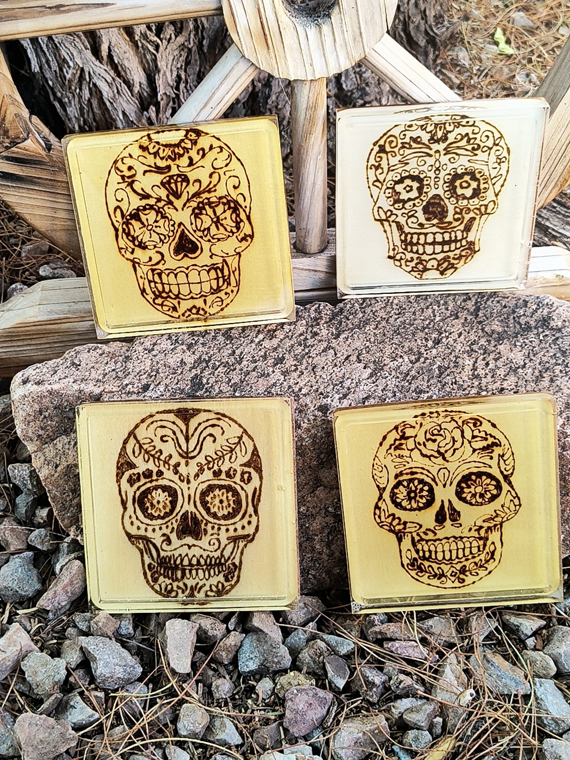 Sugar Skulls (Set of 4 $20 Single $6)