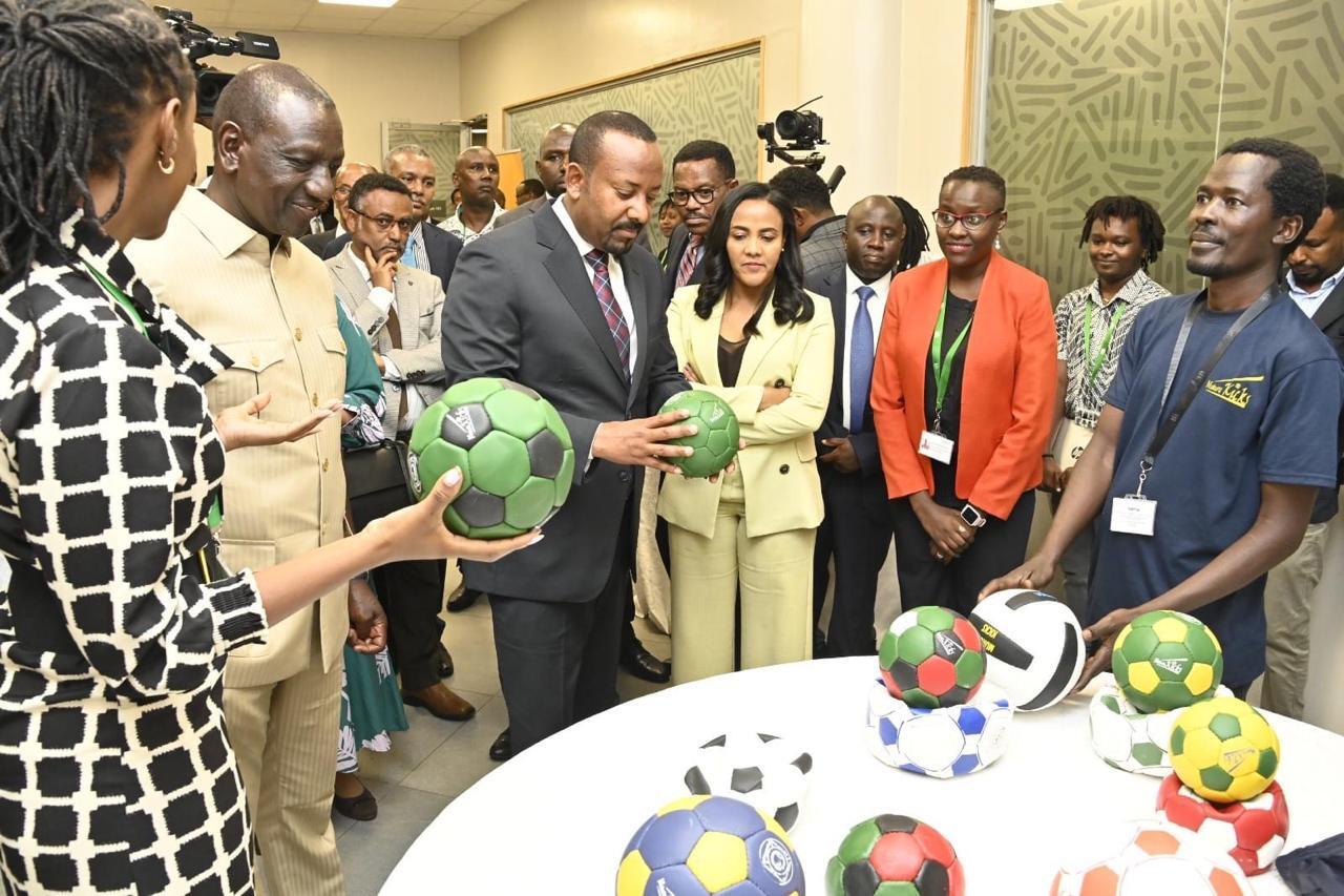 President William Samoei Ruto and Ethiopian Prime minister Abiy Ahmed Ali