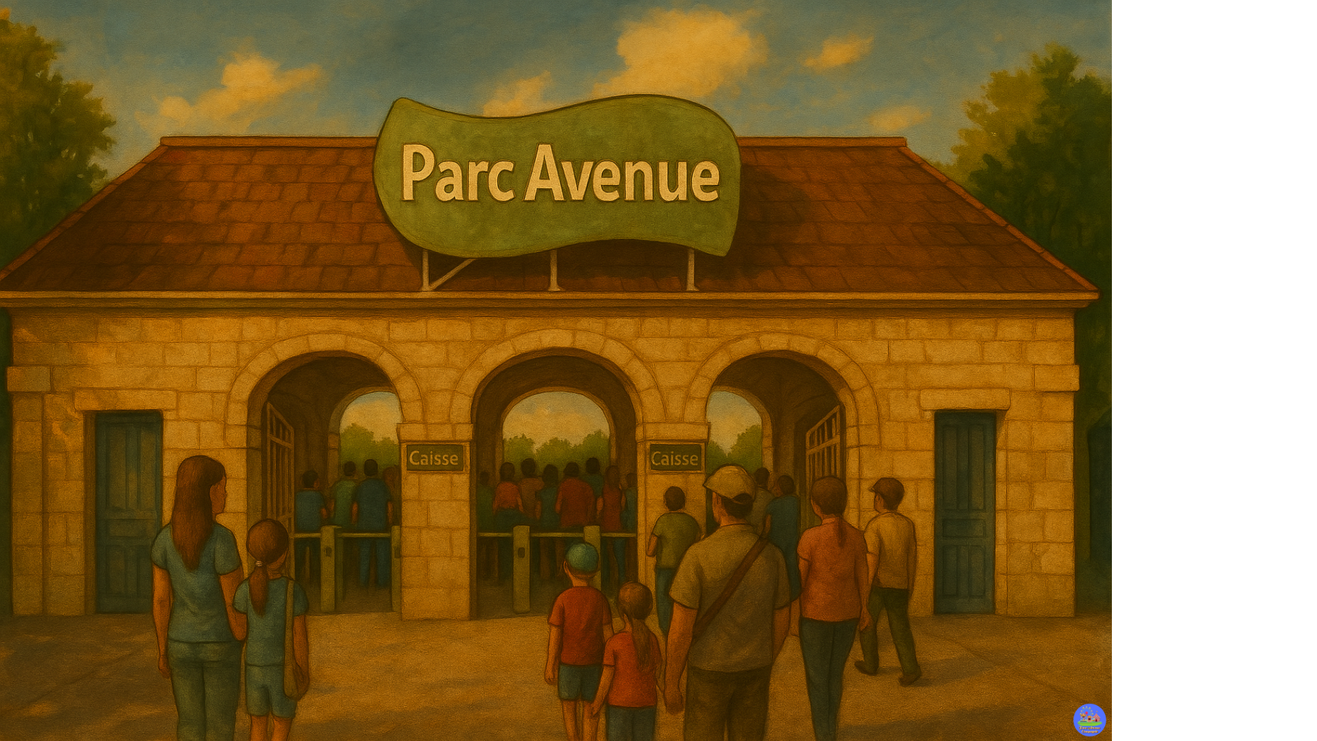Entrée du parc