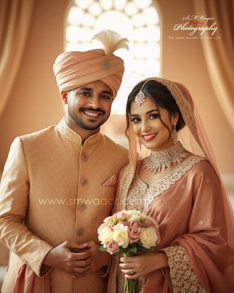 Bright and Groom Portrait