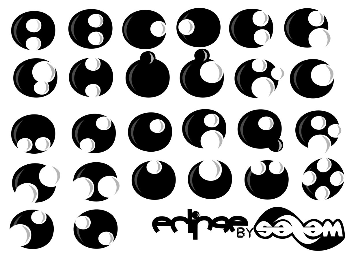 police typographique "éclipse" 2016