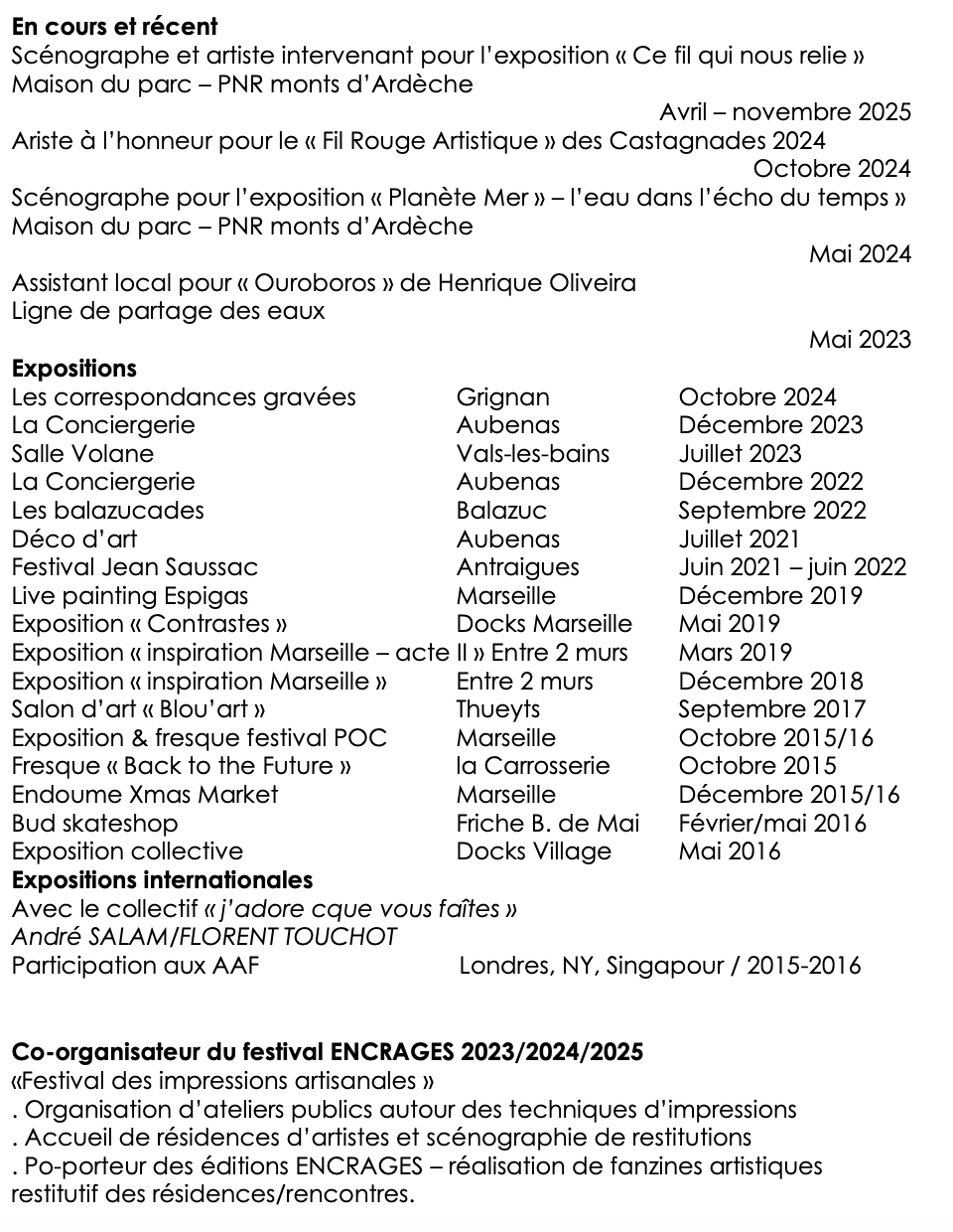 Présentation et actualités