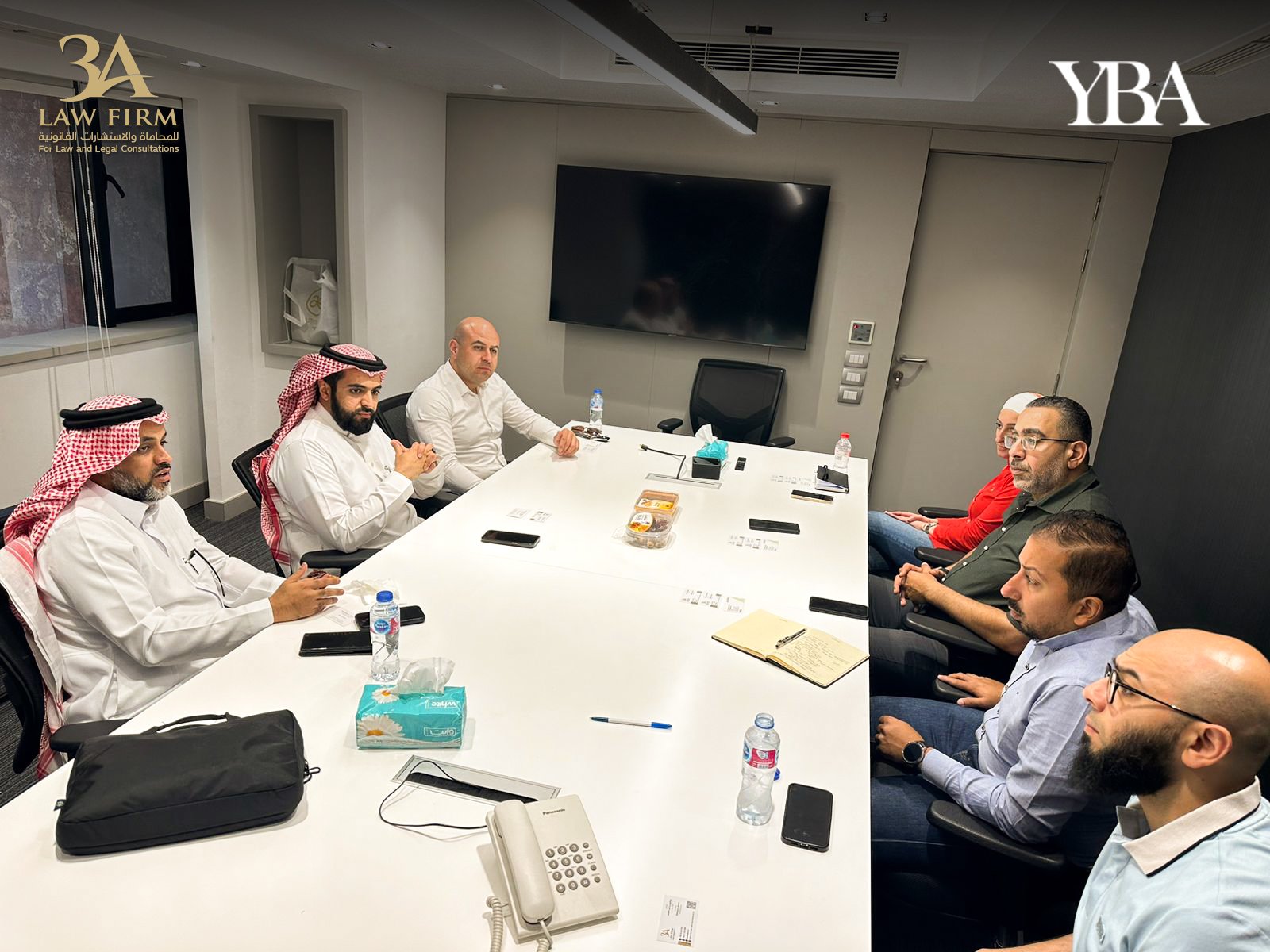 Signing a strategic cooperation agreement between 3A Law Firm and YBA Yasser Al Beltagy Architects to provide distinguished legal services.