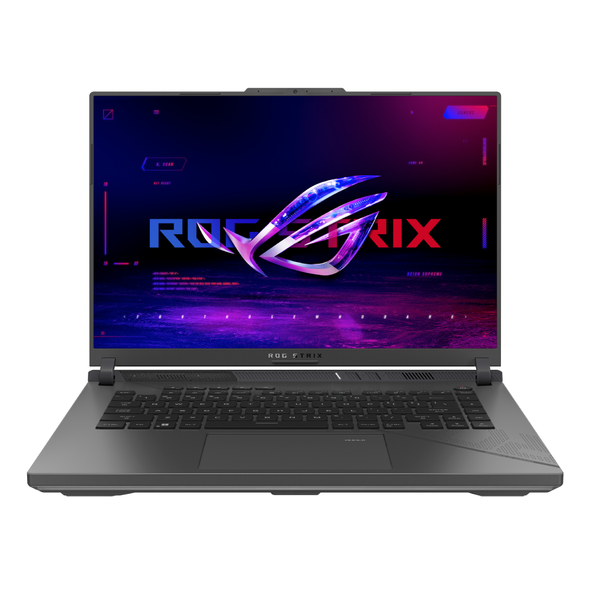 ASUS ROG Strix G16 G614JIR – Intel® Core™ i9-14900HX | 16GB DDR5 | 512GB SSD | RTX™ 4070 8GB | 16″ WUXGA 165Hz Display | Per-Key RGB Backlit Keyboard | Eclipse Gray