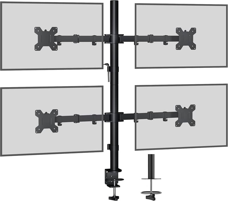 NB F150 Full Motion Monitor Wall Mount | 17–35″ Gas Spring Arm