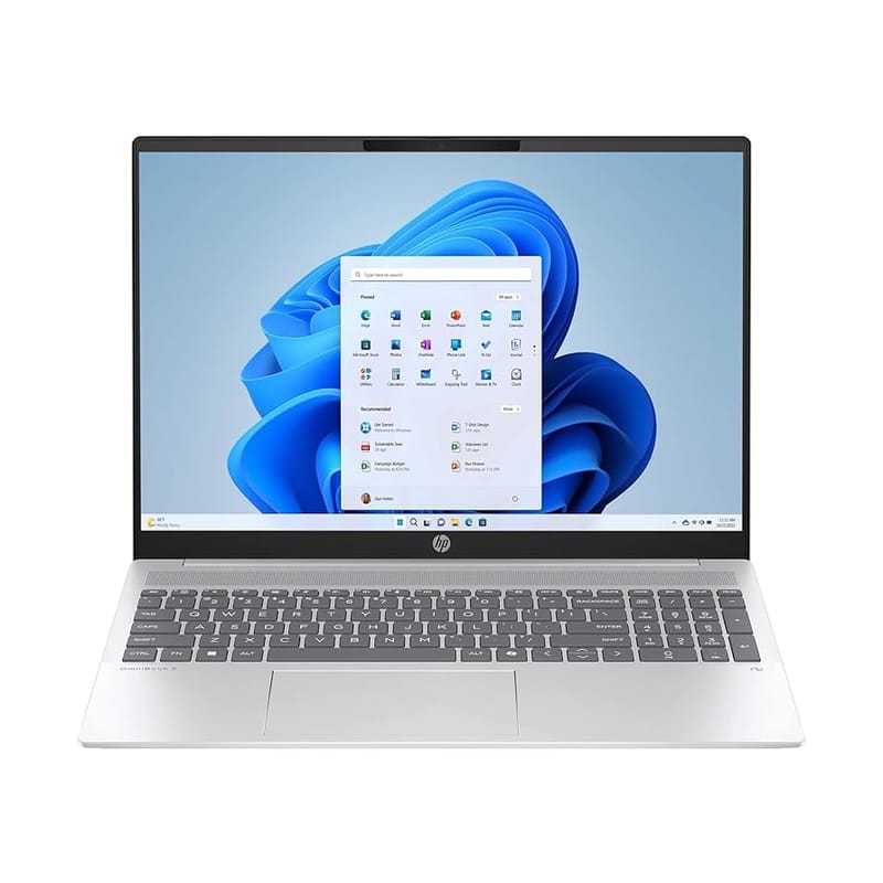 HP OmniBook 5 16-af1173cl Laptop – Intel® Core Ultra 7 255U, 32GB DDR5x, 1TB NVMe SSD, 16″ 2K IPS Touch Display, Backlit Keyboard, Windows 11 – Glacier Silver