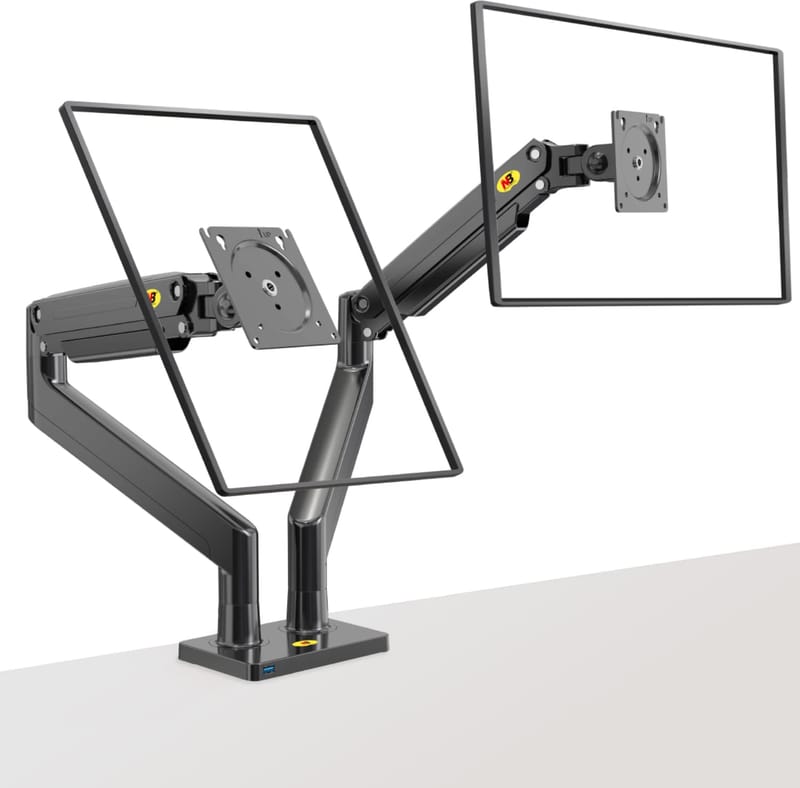 NB G35 Dual Monitor Arm 22″–32″ | Gas Spring | 15 kg...