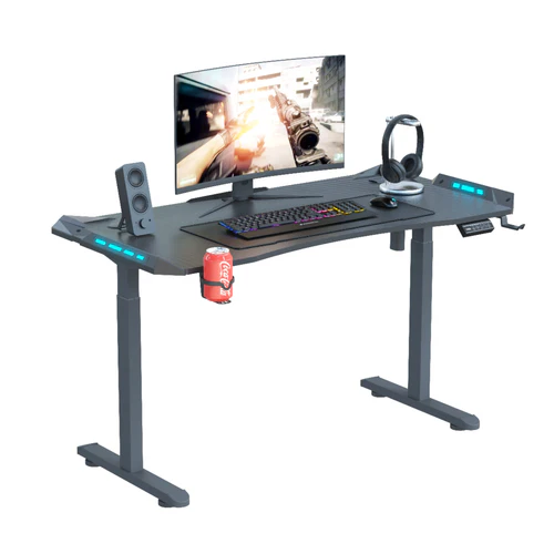Sit St Rousset AY 140cm Electric Height Adjustable RGB Gaming Desk | Ergonomic Sit-St