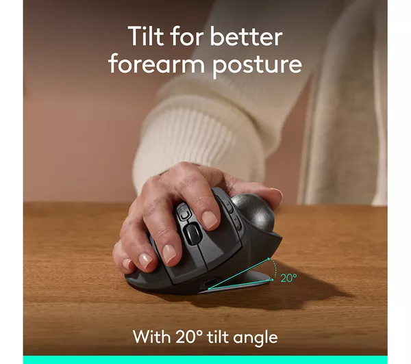 Buy LOGITECH MX Ergo S Wireless Trackball Mouse | Currys
