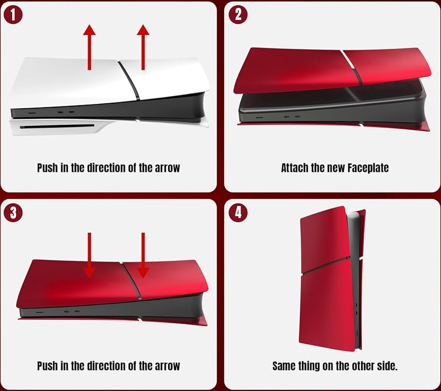 Slim Digital Edition Cover Plates for New PS5 ... - Amazon.com