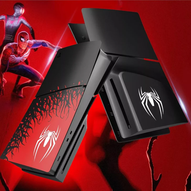 PS5 Slim Disc Console Covers - SpiderMan Edition - made by PlayPeriphe
