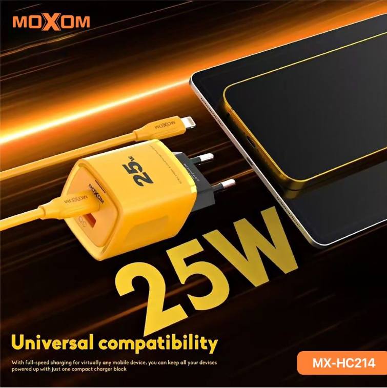 Shop Moxom 25W PD Wall Charger | i-Tel Group