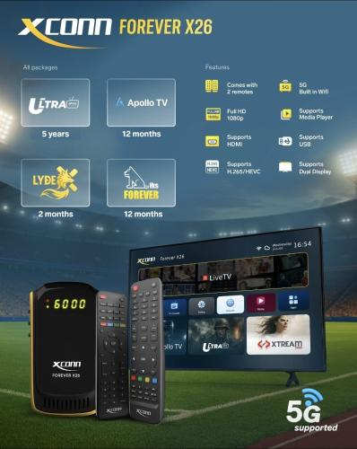 XCONN FOREVER X-CYBER 4K - تلفزة