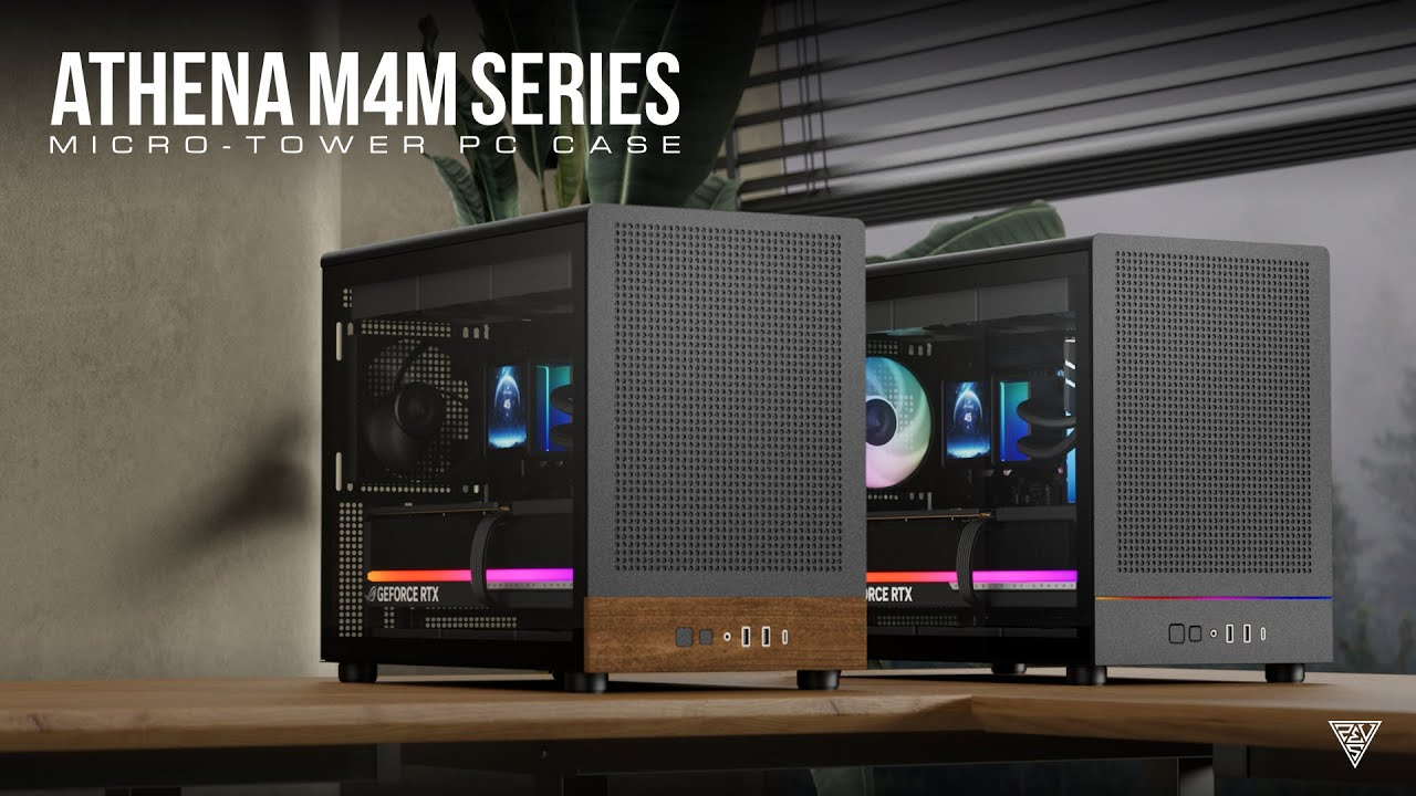 ATHENA M4M WOOD Micro Tower Case | GAMDIAS