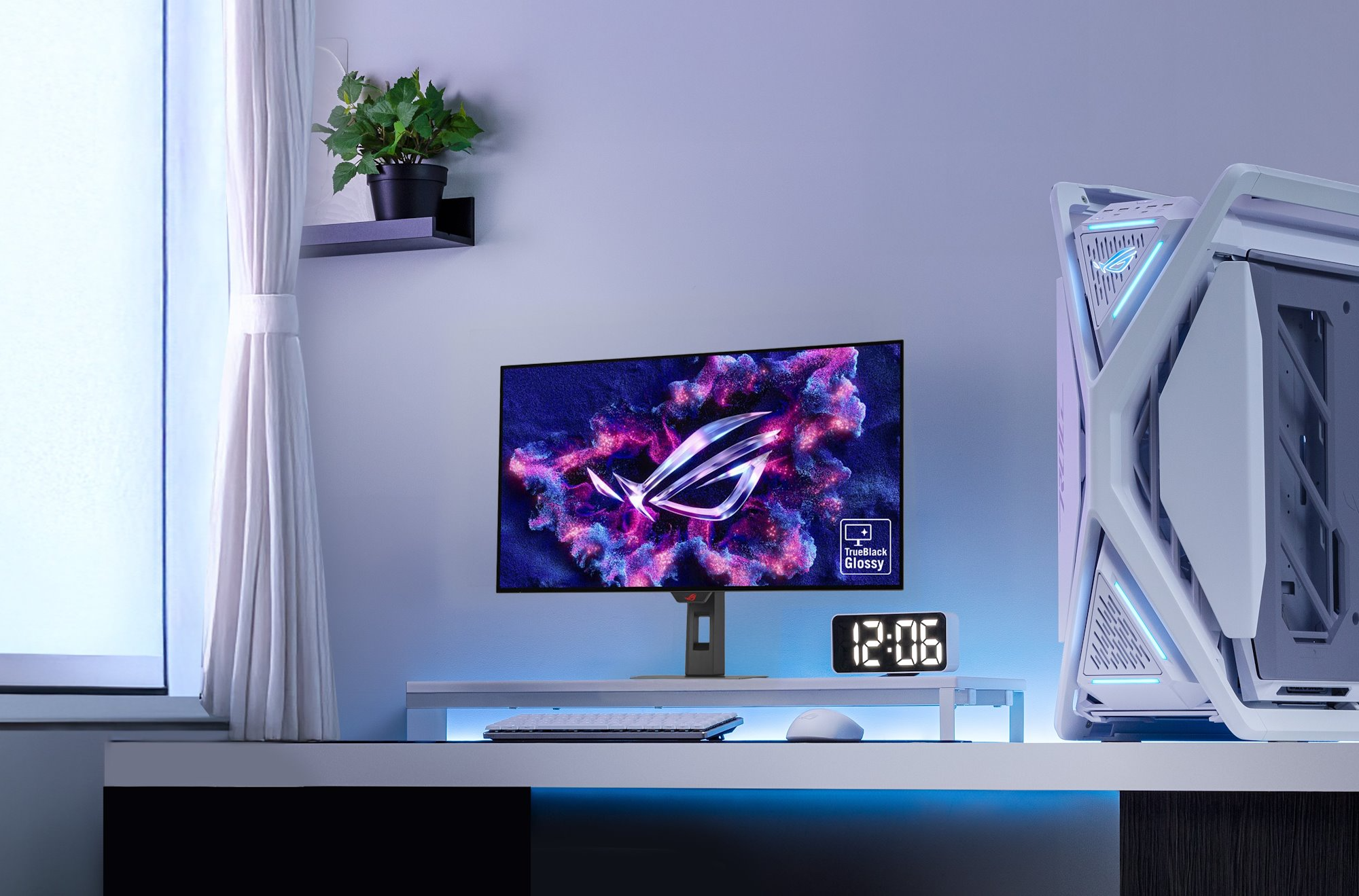 32-inch glossy WOLED panels debut in the ROG Strix OLED XG32UCWMG and  XG32UCWG gaming monitors
