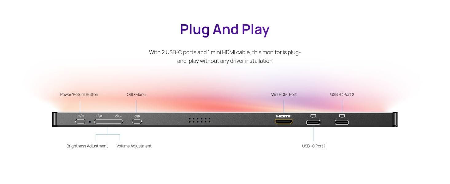 Z1C 16.1" 100% sRGB Kickstand Portable Monitor