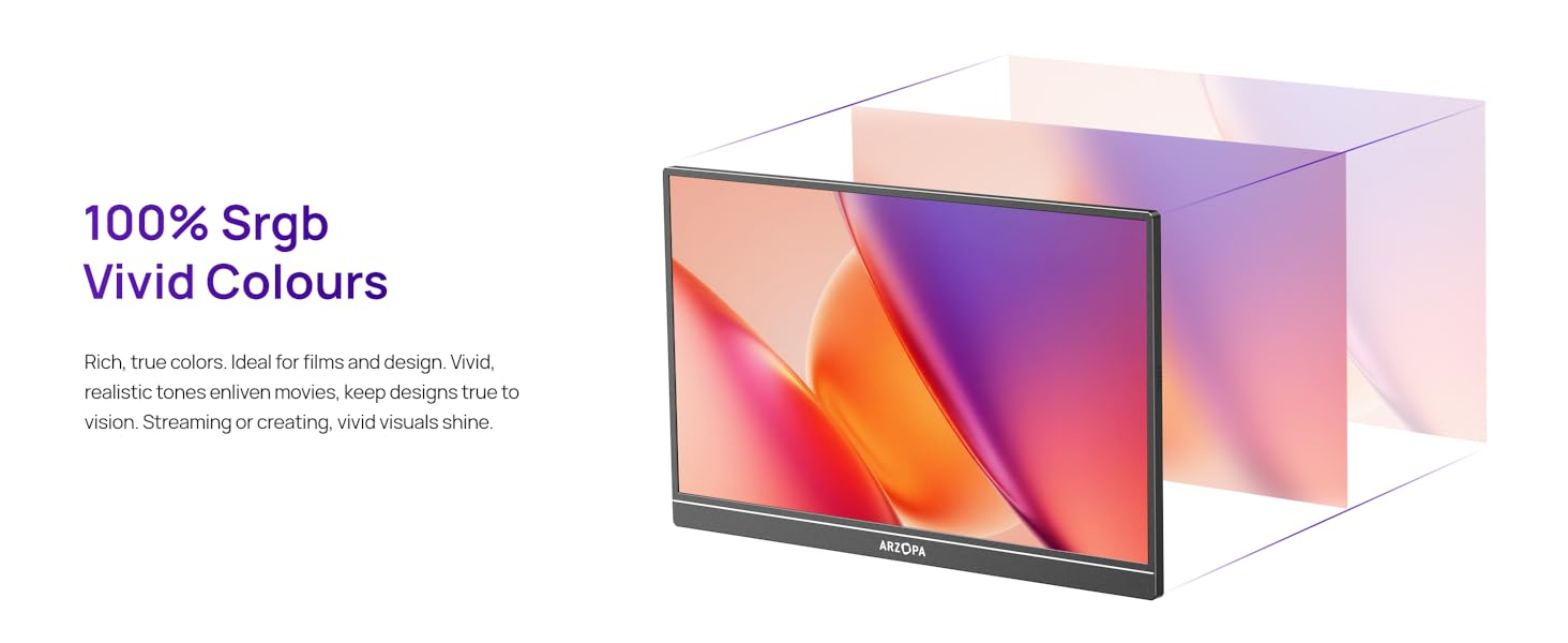 Z1C 16.1" 100% sRGB Kickstand Portable Monitor