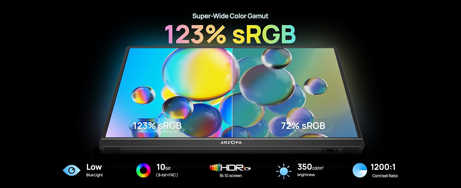 2.5 K Portable monitor