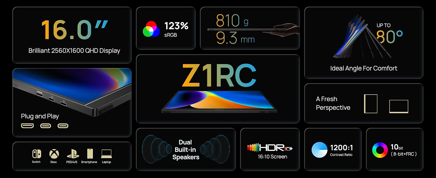 2.5 K Portable monitor