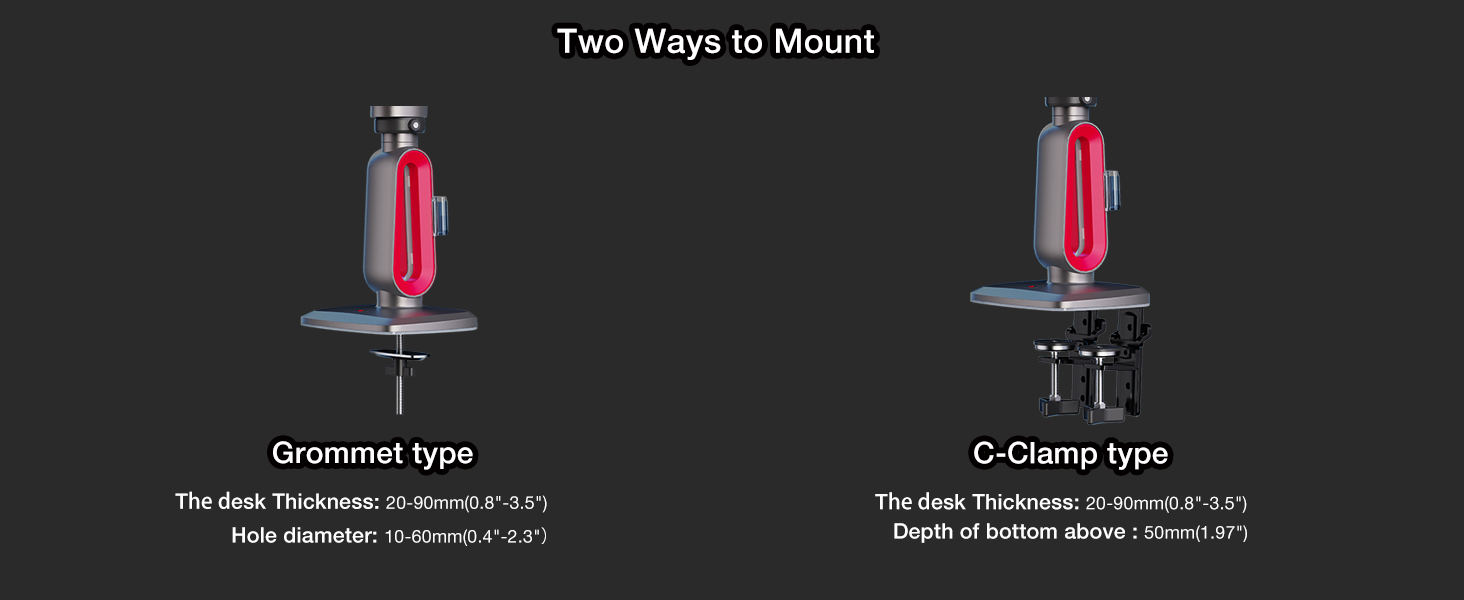 Gaming Monitor Arm Monitor Mount Heavy Duty Monitor Stand