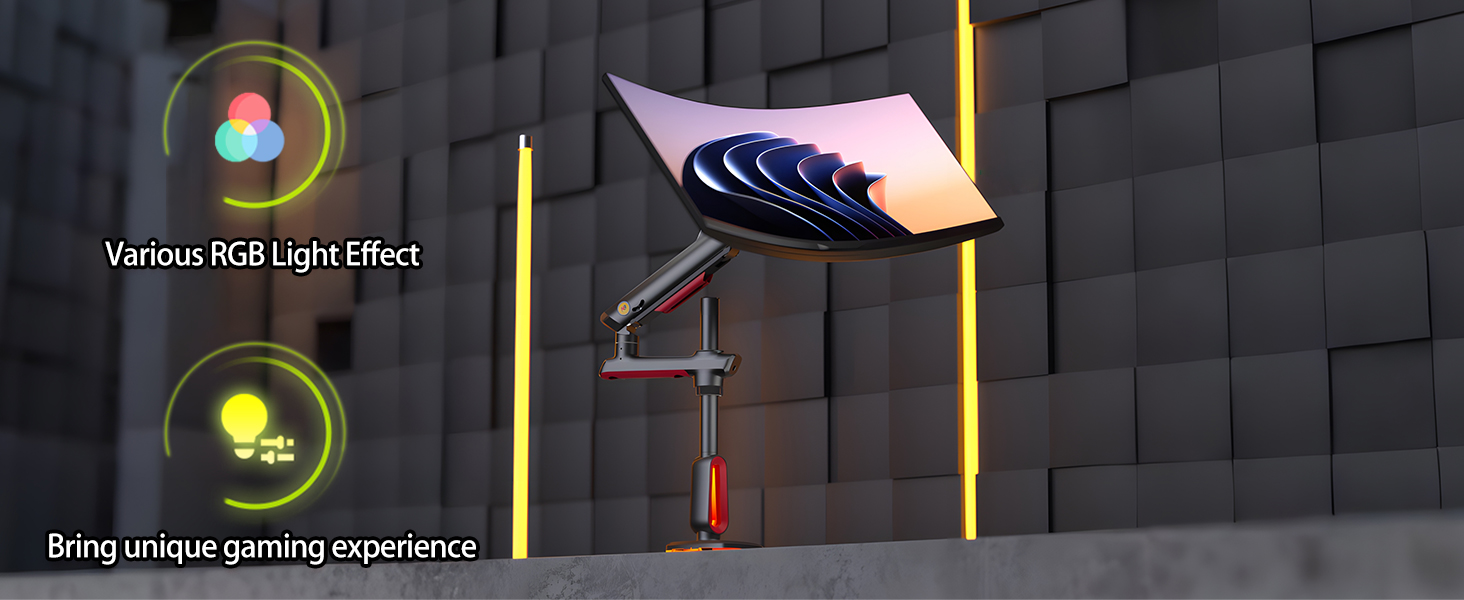 Gaming Monitor Arm Monitor Mount Heavy Duty Monitor Stand