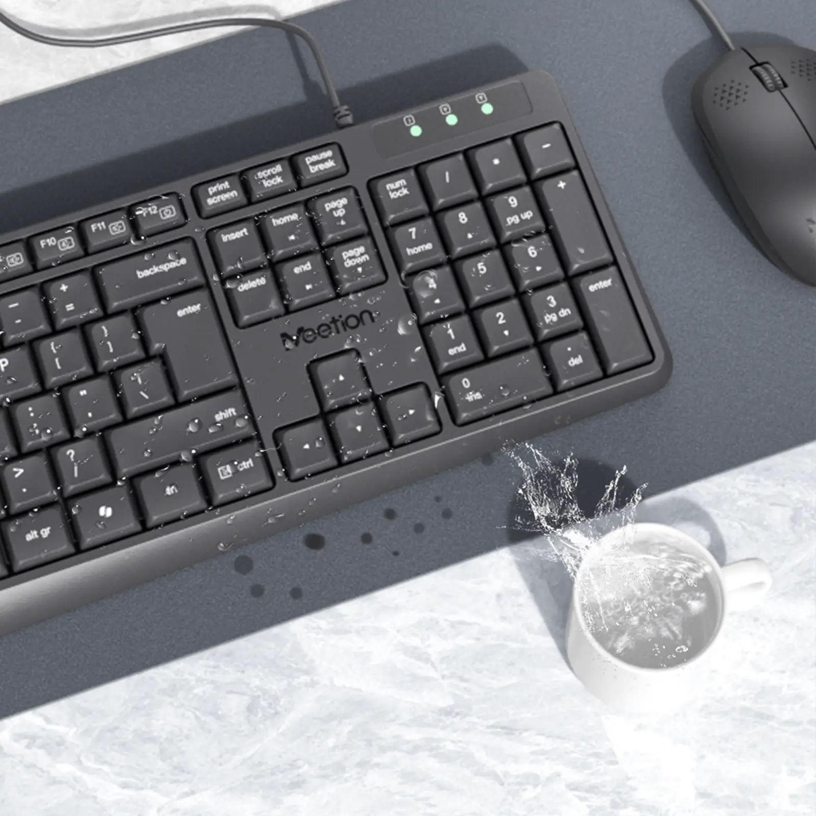 The C235 Wired Keyboard and Mouse Combo: Ergonomic, Durable ...