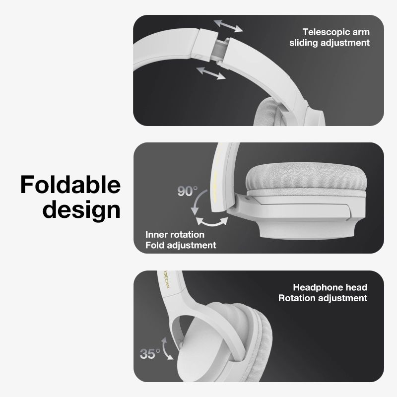 MOXOM MX-WL06 Street Rock Bluetooth FM/SD Card Wireless Headset | PC Image