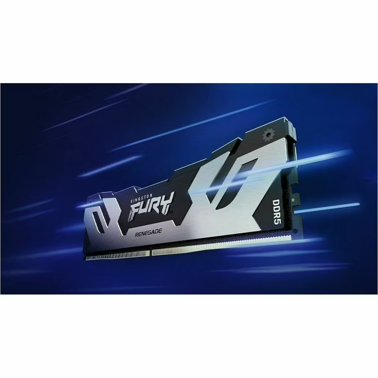 Kingston FURY Renegade Silver - DDR5 - module - 16 GB - DIMM 288-pin - 7600  MHz / PC5-60800 - CL38 - 1.45 V - unbuffered - on-die ECC - Walmart.com